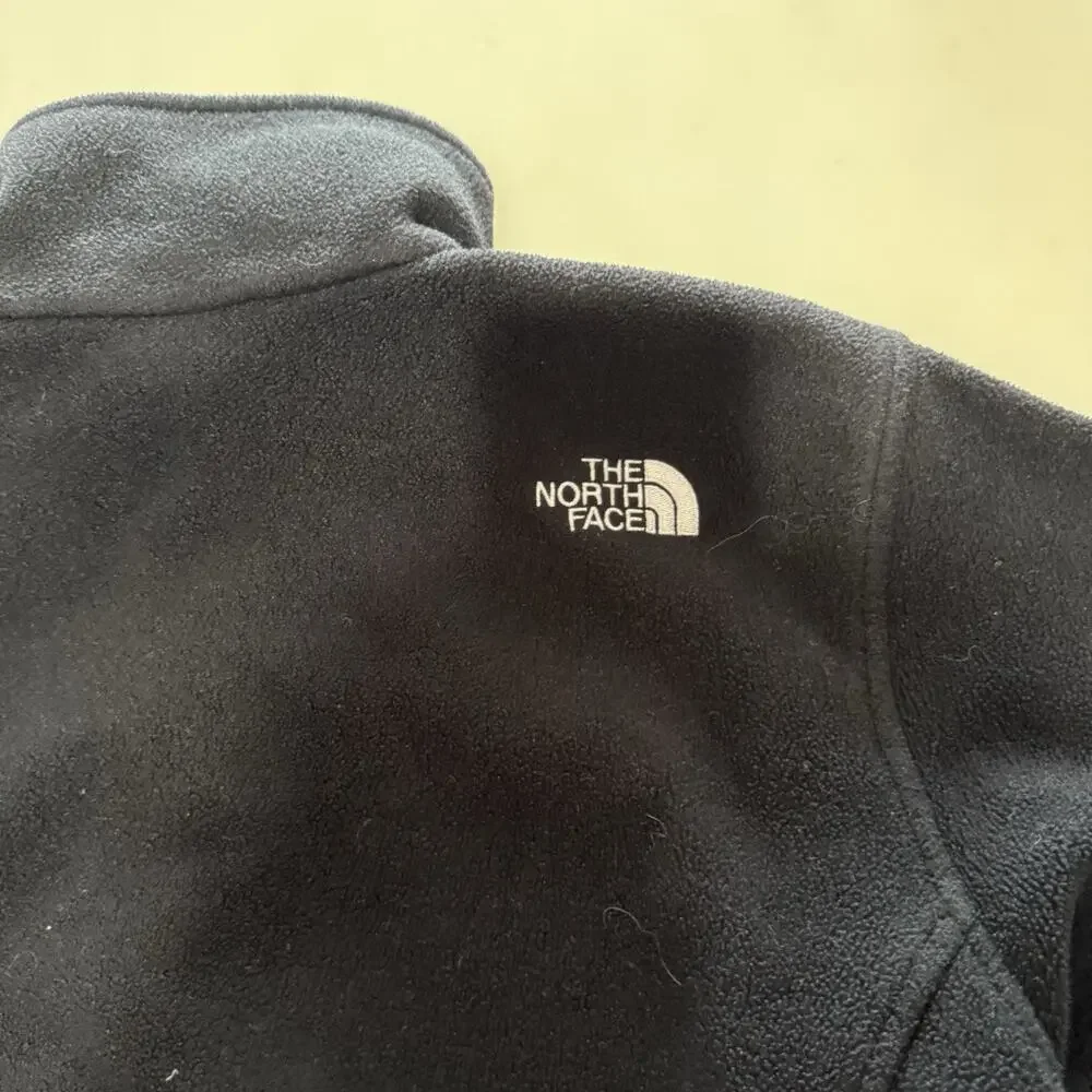 The North Face Mens M TKA 100 Glacier Full Zip Fleece Jacket Black